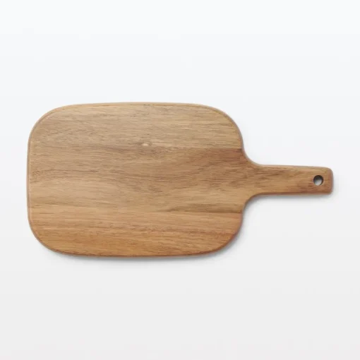 Online Acacia Double-Sided Cutting Board with Handle - Small Kitchen Utensils