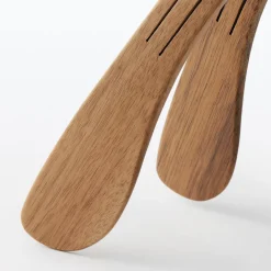 Outlet Acacia Foldable Tongs Large Kitchen Utensils