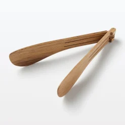Outlet Acacia Foldable Tongs Large Kitchen Utensils