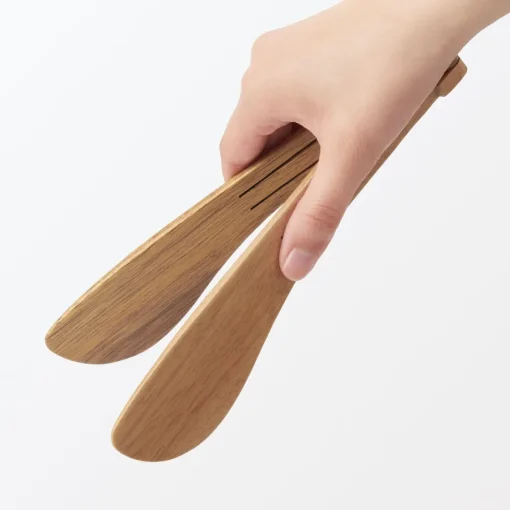 Outlet Acacia Foldable Tongs Large Kitchen Utensils