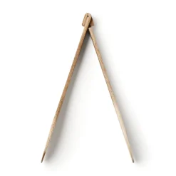 Fashion Acacia Foldable Tongs Small Kitchen Utensils