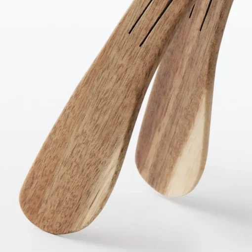 Fashion Acacia Foldable Tongs Small Kitchen Utensils