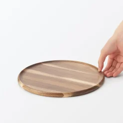 Clearance Acacia Plate/Round Cutting Board Large Kitchen Utensils