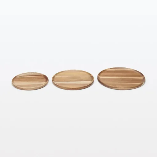 Clearance Acacia Plate/Round Cutting Board Large Kitchen Utensils
