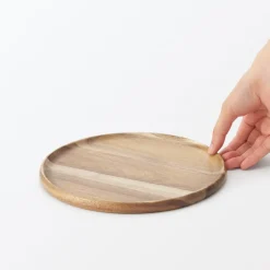 Sale Acacia Plate/Round Cutting Board Medium Kitchen Utensils
