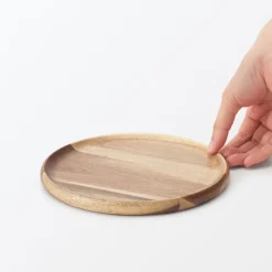 New Acacia Plate/Round Cutting Board Small Kitchen Utensils
