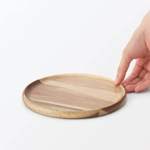 New Acacia Plate/Round Cutting Board Small Kitchen Utensils