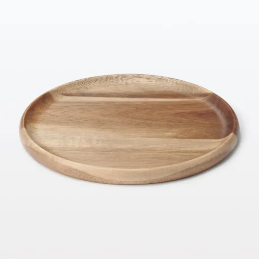 New Acacia Plate/Round Cutting Board Small Kitchen Utensils
