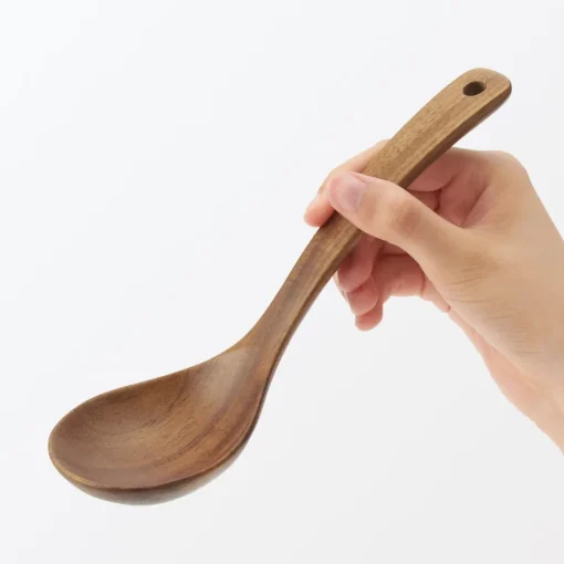 New Acacia Soup Ladle Large Kitchen Utensils