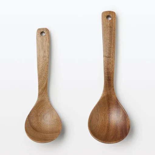 New Acacia Soup Ladle Large Kitchen Utensils