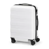Best Adjustable Handle Hard Shell Suitcase 36L - White | Carry-On Carry-On