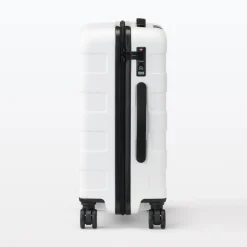Best Adjustable Handle Hard Shell Suitcase 36L - White | Carry-On Carry-On