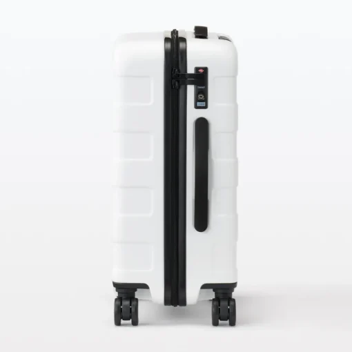 Best Adjustable Handle Hard Shell Suitcase 36L - White | Carry-On Carry-On