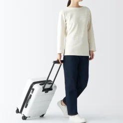 Best Adjustable Handle Hard Shell Suitcase 36L - White | Carry-On Carry-On
