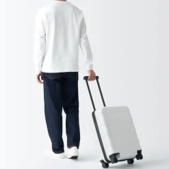 Best Adjustable Handle Hard Shell Suitcase 36L - White | Carry-On Carry-On