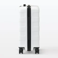 Best Adjustable Handle Hard Shell Suitcase 36L - White | Carry-On Carry-On