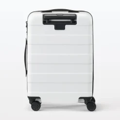 Best Adjustable Handle Hard Shell Suitcase 36L - White | Carry-On Carry-On