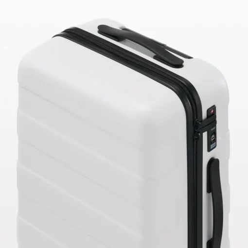 Best Adjustable Handle Hard Shell Suitcase 36L - White | Carry-On Carry-On