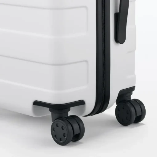 Best Adjustable Handle Hard Shell Suitcase 36L - White | Carry-On Carry-On