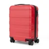 Fashion Adjustable Handle Hard Shell Suitcase 36L - Red | Carry-On Carry-On