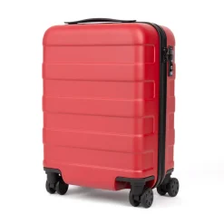 Fashion Adjustable Handle Hard Shell Suitcase 36L - Red | Carry-On Carry-On