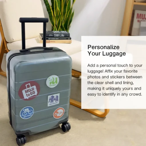 Online Adjustable Handle Hard Shell Suitcase 36L - | Carry-On Carry-On