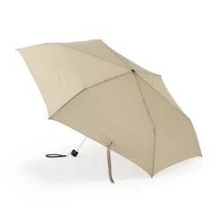 New All-Weather Foldable Umbrella Beige Umbrellas