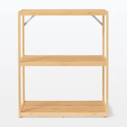 Fashion Bamboo Multi-Purpose Rack 3 Tiers Bamboo Storage Shelves & Racks