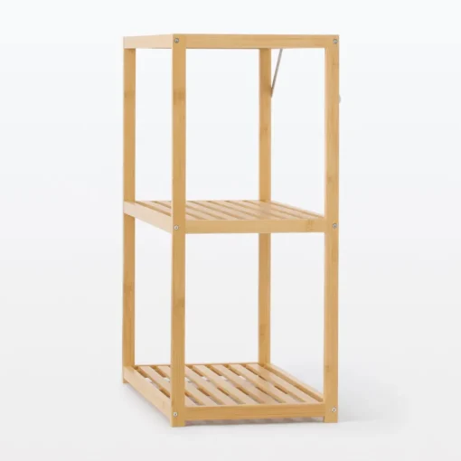 Fashion Bamboo Multi-Purpose Rack 3 Tiers Bamboo Storage Shelves & Racks