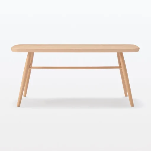 Online Beech Wood Bench with Round Legs Stools & Benches|Dining Chairs
