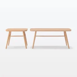Online Beech Wood Bench with Round Legs Stools & Benches|Dining Chairs