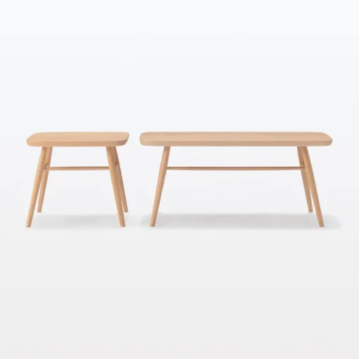 Online Beech Wood Bench with Round Legs Stools & Benches|Dining Chairs