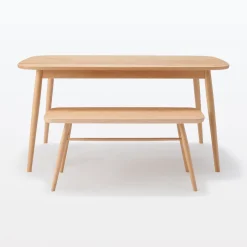 Online Beech Wood Bench with Round Legs Stools & Benches|Dining Chairs