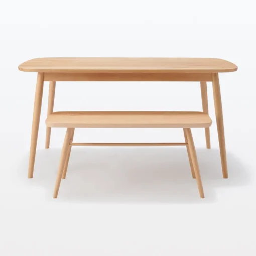 Online Beech Wood Bench with Round Legs Stools & Benches|Dining Chairs