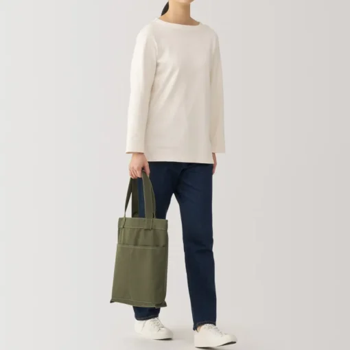 New Canvas Tall Tote Bag Women Tote Bags|Backpacks & Bags