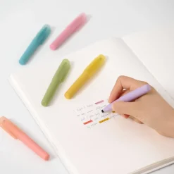 Fashion Compact Line Marker Cap Type - Grayish Cyan Markers & Highlighters