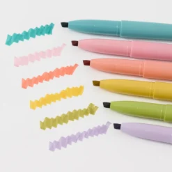 Fashion Compact Line Marker Cap Type - Grayish Cyan Markers & Highlighters