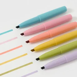 Fashion Compact Line Marker Cap Type - Grayish Cyan Markers & Highlighters