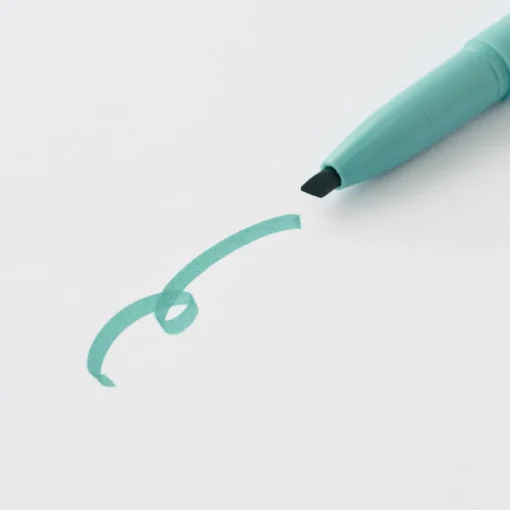 Fashion Compact Line Marker Cap Type - Grayish Cyan Markers & Highlighters