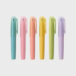Fashion Compact Line Marker Cap Type - Grayish Cyan Markers & Highlighters