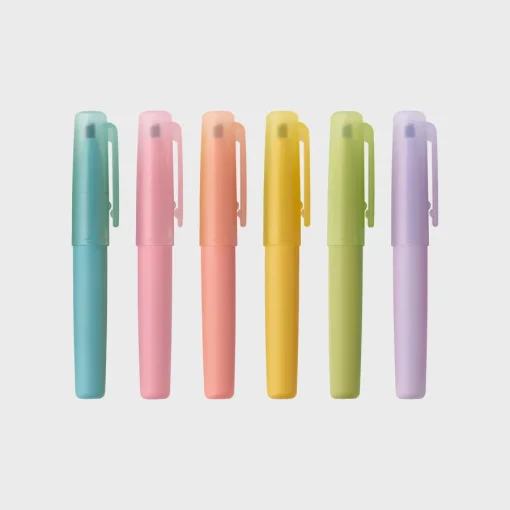 Fashion Compact Line Marker Cap Type - Grayish Cyan Markers & Highlighters
