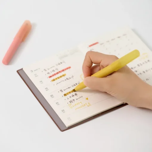 New Compact Line Marker Cap Type - Smoky Mustard Markers & Highlighters