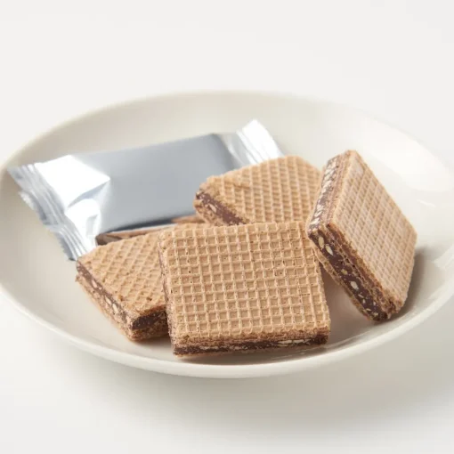 Sale Double Chocolate Cream Wafers with Peanuts Snacks