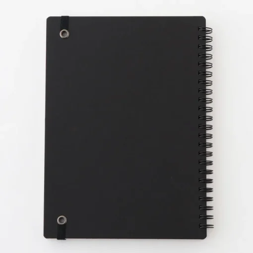 Hot Double Ringed Ruled Notebook with Strap Notebooks