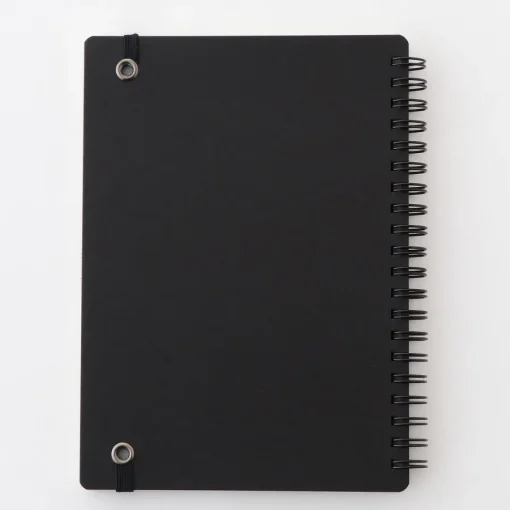 Hot Double Ringed Ruled Notebook with Strap Notebooks