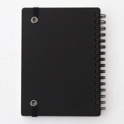Hot Double Ringed Ruled Notebook with Strap Notebooks