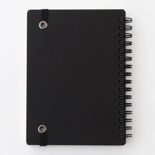 Hot Double Ringed Ruled Notebook with Strap Notebooks