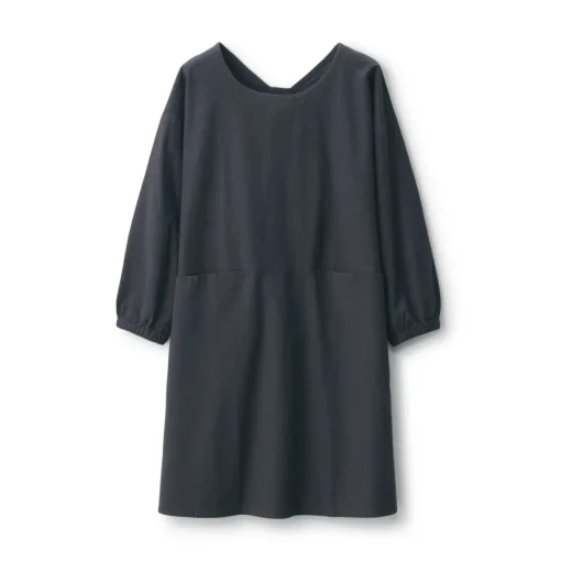 Outlet Easy Fit Long Sleeve Apron - Dark Gray Kitchen Utensils