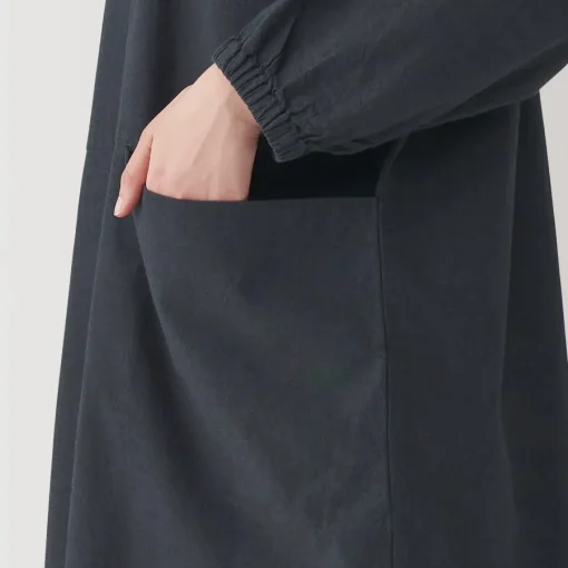 Outlet Easy Fit Long Sleeve Apron - Dark Gray Kitchen Utensils