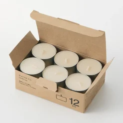 Clearance Fragrance-Free Mini Tealight Candle (12 Pack) Candles